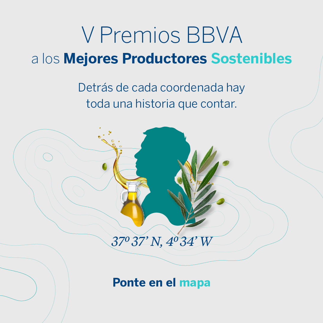 🌿 ¡Inscripciones abiertas para los Premios BBVA a los Mejores Productores Sostenibles de España! Si eres un productor sostenible, ¡participa! Podrás formar parte de una receta única de los hermanos Roca y optar a 5.000€. 🏆 #ProductoresSosteniblesBBVA bbva.info/3P79J7a