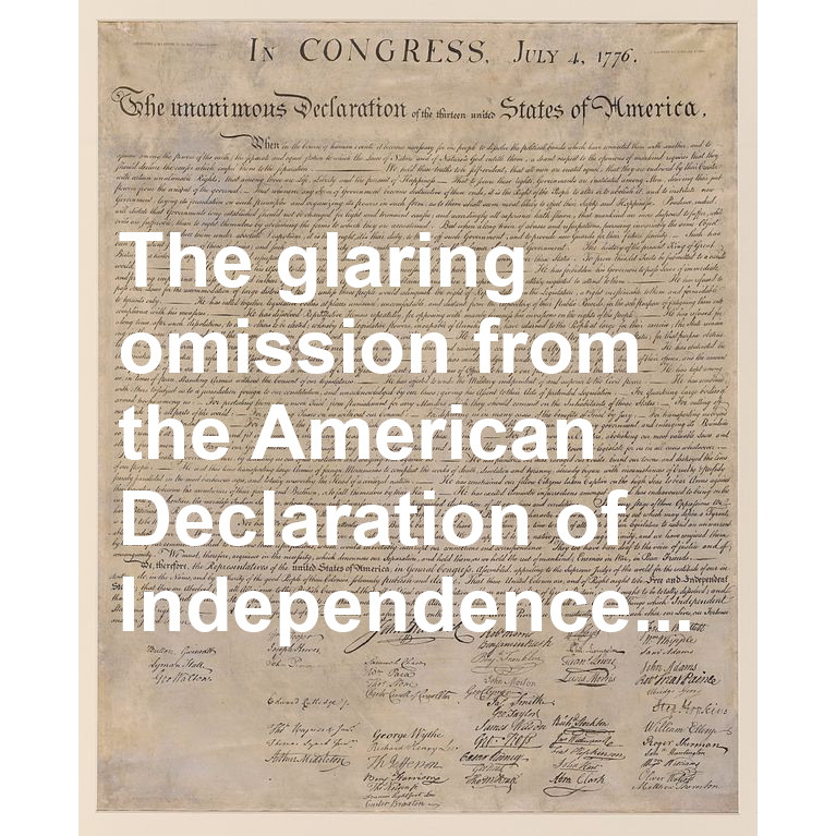 History buffs may get a kick out of the big omission from the American Declaration of Independence at freespeedreads.com/original-us-de… (#USHistory, #history, #DeclarationOfIndependece, #AmericanHistory, #omission, #WarOfIndependence, #UnitedStates)