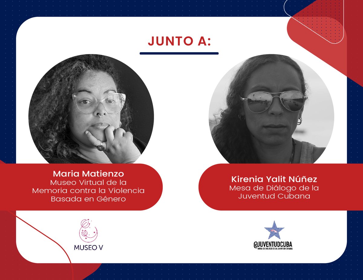 🎙️ No te pierdas el próximo episodio de 'Empodérate cubano'! 
Un programa de Iliana Hernández con la participación de Laritza Diversent, directora de @CubalexDDHH, @menosveinte, @museovbg,  y @KireniaYalit @JuventudCuba. 
⏰1:00 pm (hora de Cuba)