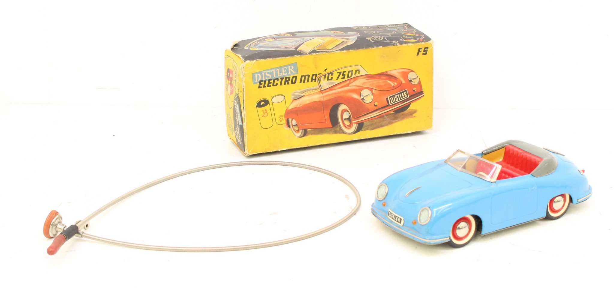 ミニカー Schuco DISTLER PORSCHE ELECTROMATIC 7500 Schuco Distler Tin Battery Operated Porsche Electromatic
