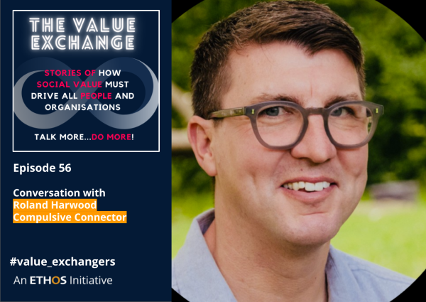 This week - @rolandharwood - 600 coffees - Podcast out now! @robertpye, @EthosVO #people #everystorycounts #transition #liminal #openinnovation #climate #inclusivity #socialimpact #socialvalue #value_exchange Check it out 👀👀👂👂ethosvo.org/the-value-exch…