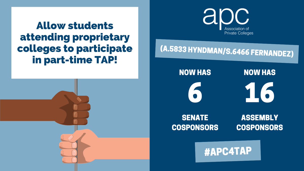 Let's keep up the momentum and make sure A.5833 Hyndman/S.6466 Fernandez gets over the finish line this year! 📣 We encourage all members of the legislature to sign onto the bill and stand united in our commitment to educational excellence! #APC4TAP #TurnOnTheTAP