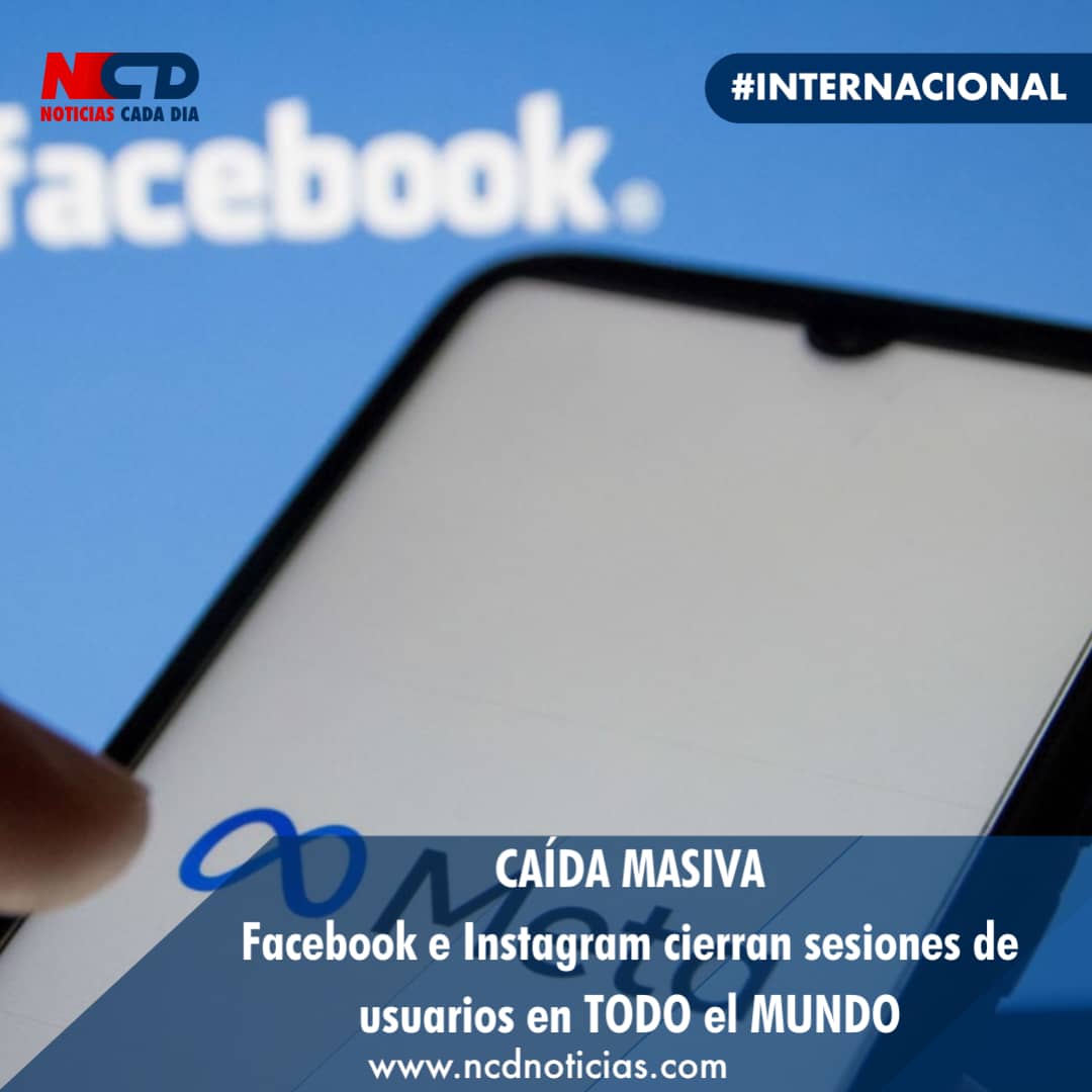 noticiacadadia's tweet photo. Se reporta caída mundial de Instagram y Facebook. https://t.co/EGJaDG7Vwz