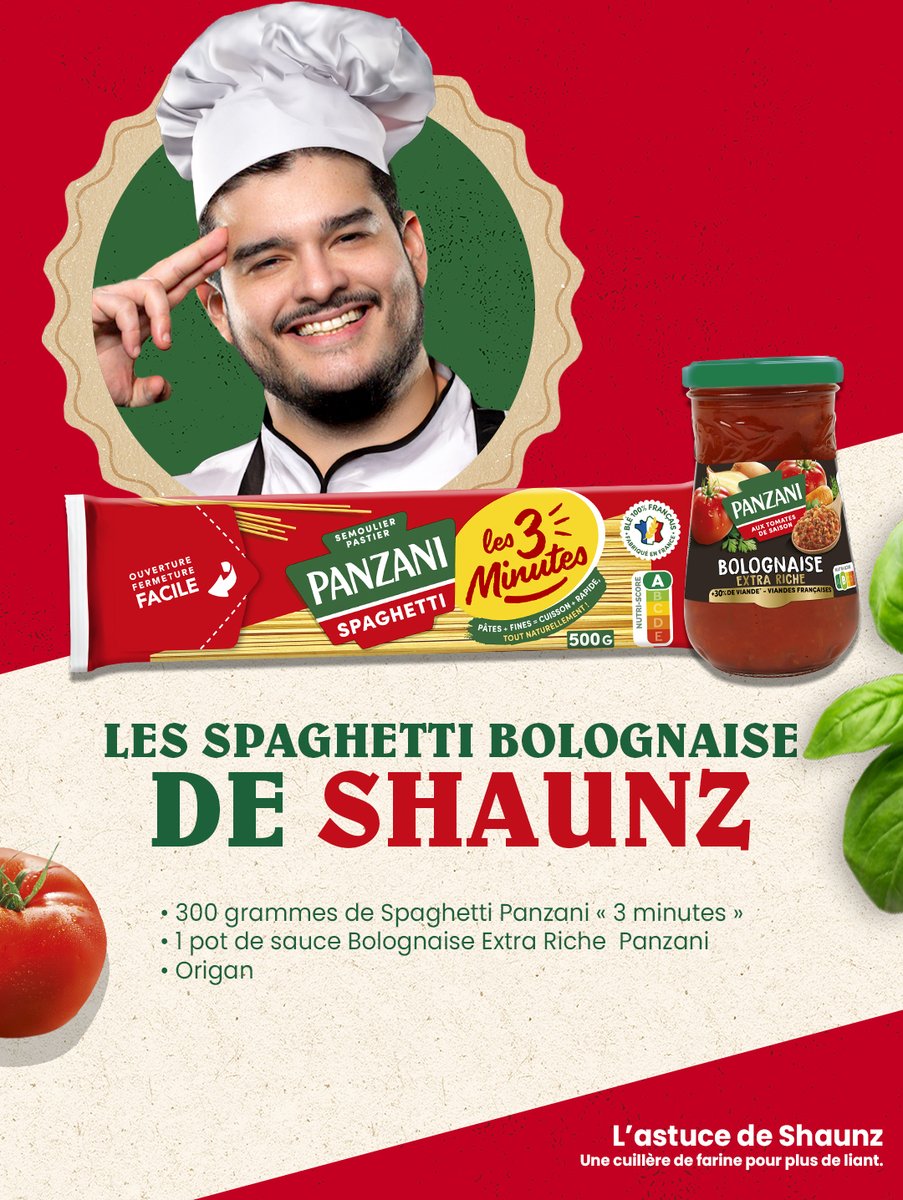 Après les farfalle de DFG et les penne rigate de mistermv, on vous laisse découvrir LA recette Pâtes 3 Minutes / Sauce <a href="/Panzani/">Panzani</a> préférée de Shaunz !

Simple, efficace, régressif 🍅
