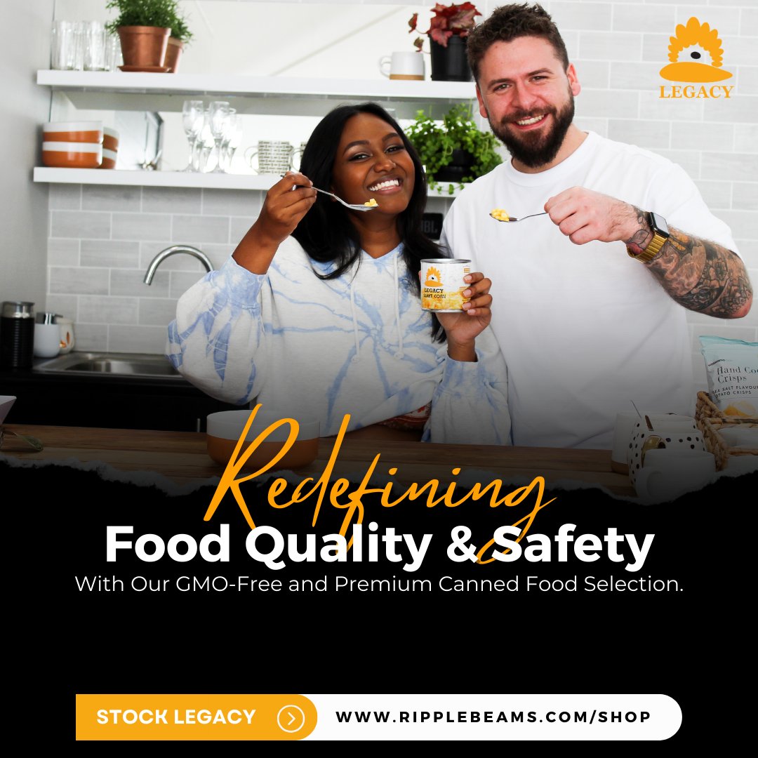 ripplebeams's tweet photo. We produce excellent quality foods that meet international food quality and safety standards.

Our products are GMO-FREE, produced using modern production methods and technology.

Rest assured that if it’s Legacy, then it’s the best.

Stock Legacy Foods! - https://t.co/IQGHjDlvzw https://t.co/Iz7vGuY7XI