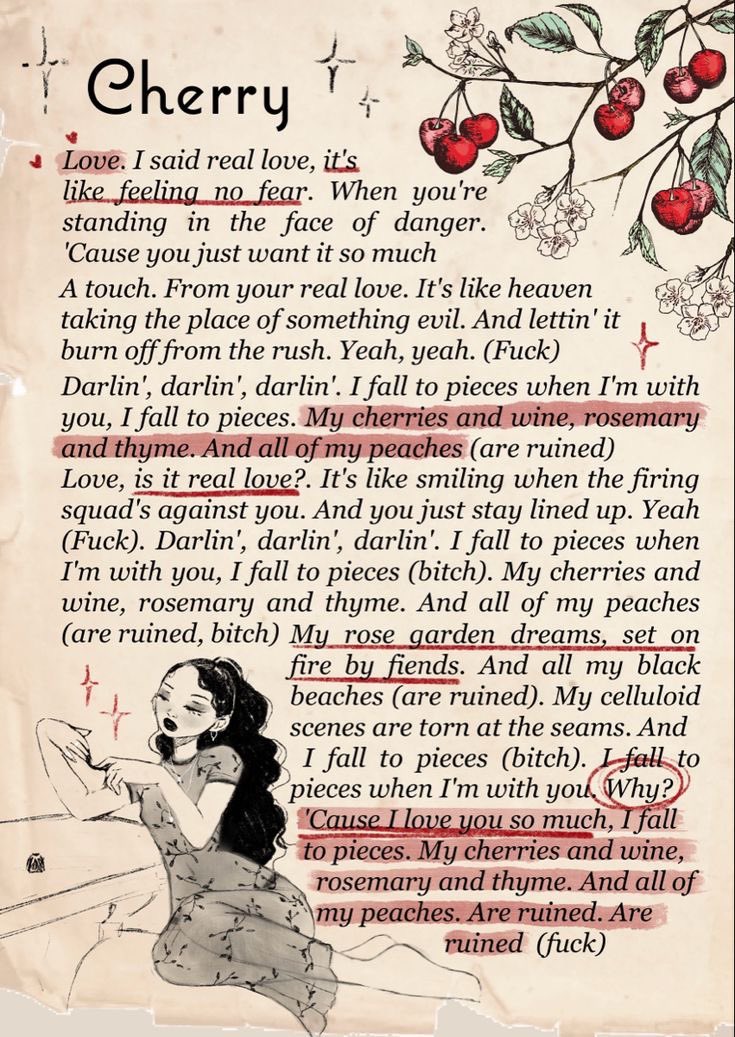 lostinyosemite's tweet photo. Lana Del Rey’s Cherry 🍒 https://t.co/BS7LezrnDD