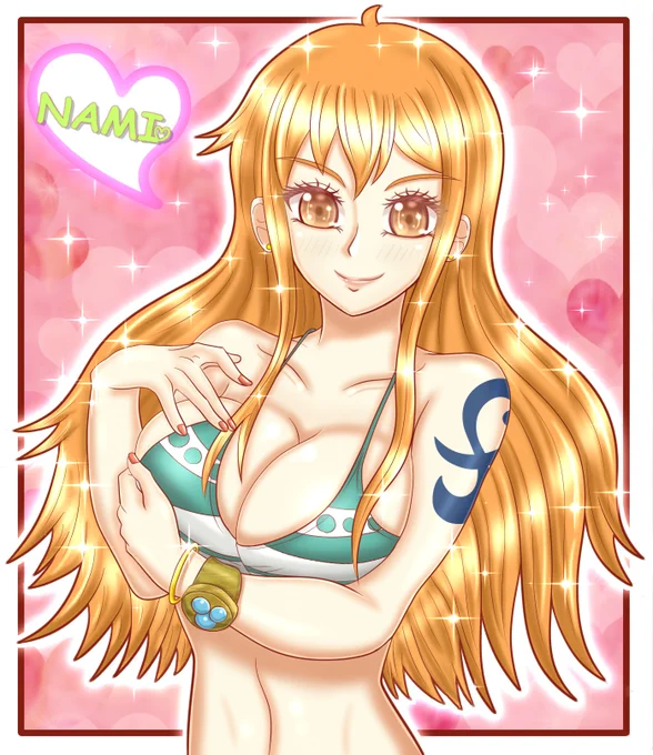 おはようございます今日も一日頑張りましょう今日は過去絵ナミさんで失礼しますまだまだ寒い日が続いているので体調には気を付けて一日過ごしたいですね(*'▽`*) 
