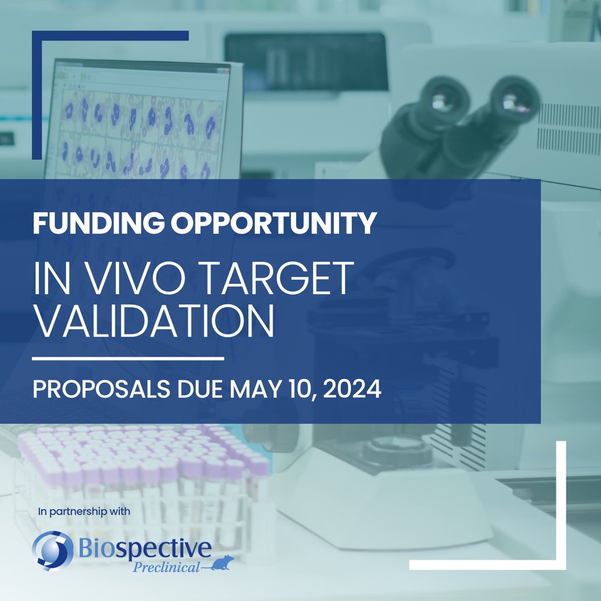 #New in vivo target validation in-kind grant opportunity, in partnership with Biospective, Inc., allowing investigators to evaluate the effect of modulating a candidate therapeutic target on #ALS phenotypes in a TDP-43 mouse model. Learn more: bit.ly/3T5lEmY #alsresearch