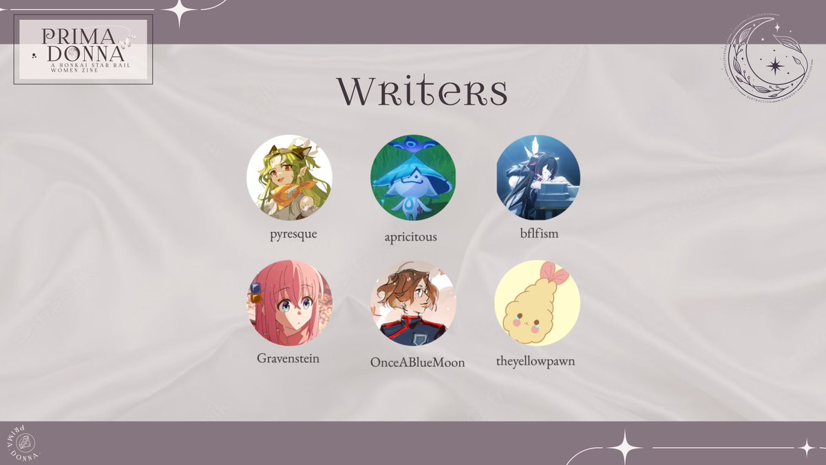 honkaiwomenzine's tweet photo. 🩰 Our writers deserve just as much recognition for bringing the beautiful tales of our ladies to life! We can’t wait to show you the stories they’ve woven. https://t.co/BQQjXDN3jl