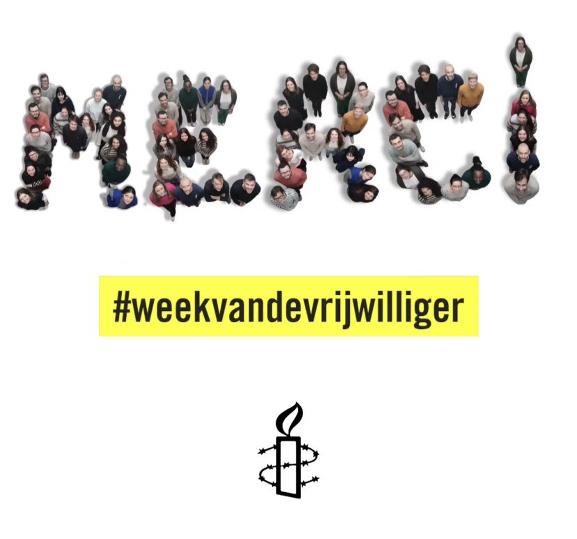 DeGraeveWies's tweet photo. #Vrijwilligers in onze activistencommunity, in onze lokale groepen, op ons secretariaat, in onze landen- en themateams, in ons bestuur, in onze democrew,… Zij gieten dag na dag de fundering voor de mensenrechtenimpact van @amnestyvl #weekvandevrijwilliger https://t.co/HwfOyEUwnt
