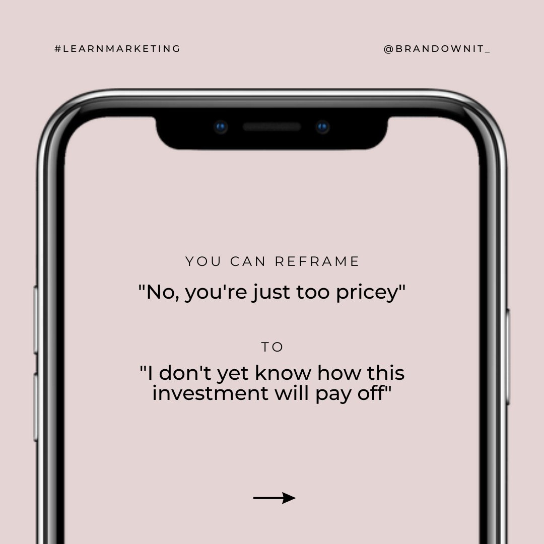 Brandownit's tweet image. When a client says no, it's not the end—it's a learning opportunity! Every 'no' brings you closer to the right 'yes'!
#clientobjections #learningopportunity #businessgrowth #positiveoutlook #professionalism #futurecollaboration #persistencepaysoff #salestips