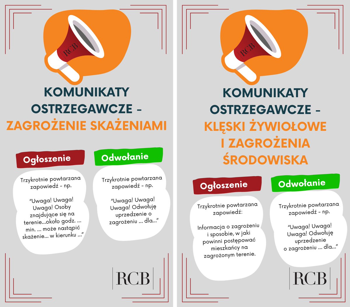 RCB_RP's tweet photo. Odporność społeczna to m. in. umiejętność właściwego zachowania się w przypadku konkretnego zagrożenia.

🟢Czy jesteśmy przygotowani na informację o tym, że znajdujemy się w niebezpieczeństwie? 
🟢Czy potrafimy rozpoznać sygnały alarmowe?

⏬Zobacz podstawowe zasady ⏬ https://t.co/bTvtmUSYBl