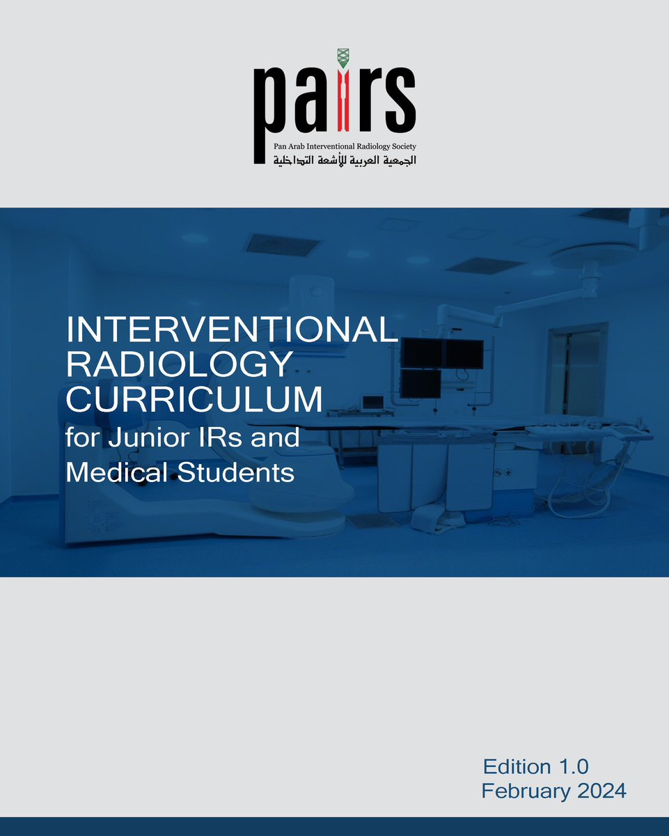 🎉Exciting News!🌟Our Interventional Radiology Curriculum is now officially LIVE!💡Dive into cutting-edge procedures and revolutionary patient care designed for aspiring medical professionals. Discover the art of IR with our comprehensive curriculum: pairs-society.org/ir_curriculum/