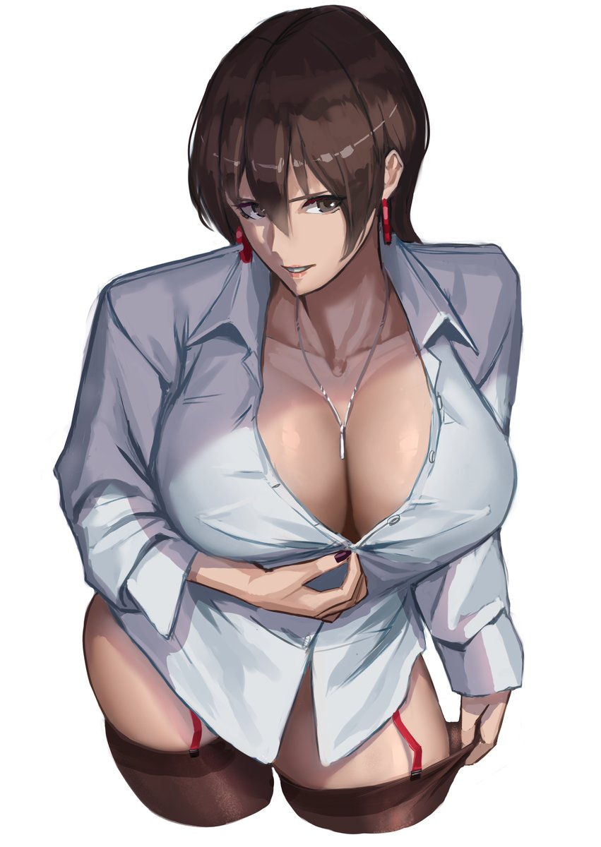 かっこいい系お姉さん描きました 