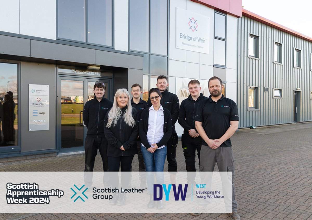 Check out @leatherscottish #Apprentice showcase for #ScotAppWeek24 🙌

Their #ModernApprenticeship vacancies will be available in April 2024 ➡️ buff.ly/3wGdY36

#ModernApprenticeships | #SkillsGeneration