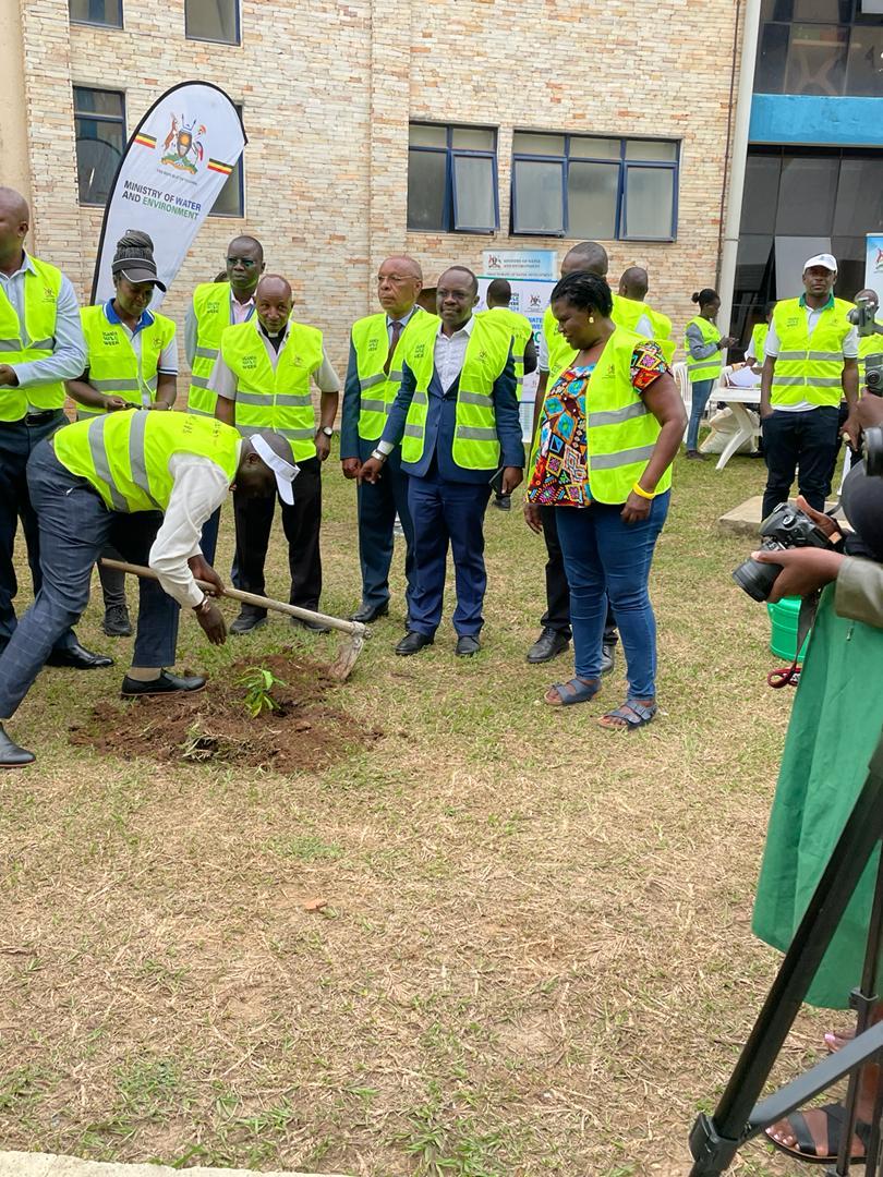 WRIUga's tweet photo. The official launch of the South Western Regional #UWEWK24 celebrations by the different MWE officials and UWEWK partners where a call to action of different activities to protect the different catchment areas of Maziba, River Rwizi in Buhweju and its River banks was emphasized. https://t.co/O5WK6hlOBa