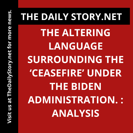 thedailystory_X's tweet image. &quot;The shifting semantics of the &apos;ceasefire&apos; under Biden: Analysis. What does this mean for peace? #CeasefireDebate #BidenAdministration #LanguageShift&quot;
Read more: thedailystory.net/the-altering-l…