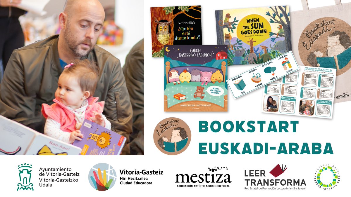 🗣️📖Ezagutzen dituzu haurtzaro goiztiarrean ozen irakurtzearen onurak?
🗓️Bihar.
🕡18:30.
📍Salburuako gizarte etxea.
➕v-g.eus/3SRjxmS 

🗣️📖¿Conoces los beneficios de leer en voz alta en la infancia temprana?
🗓️Mañana.
🕡18:30.
📍Centro cívico Salburua.