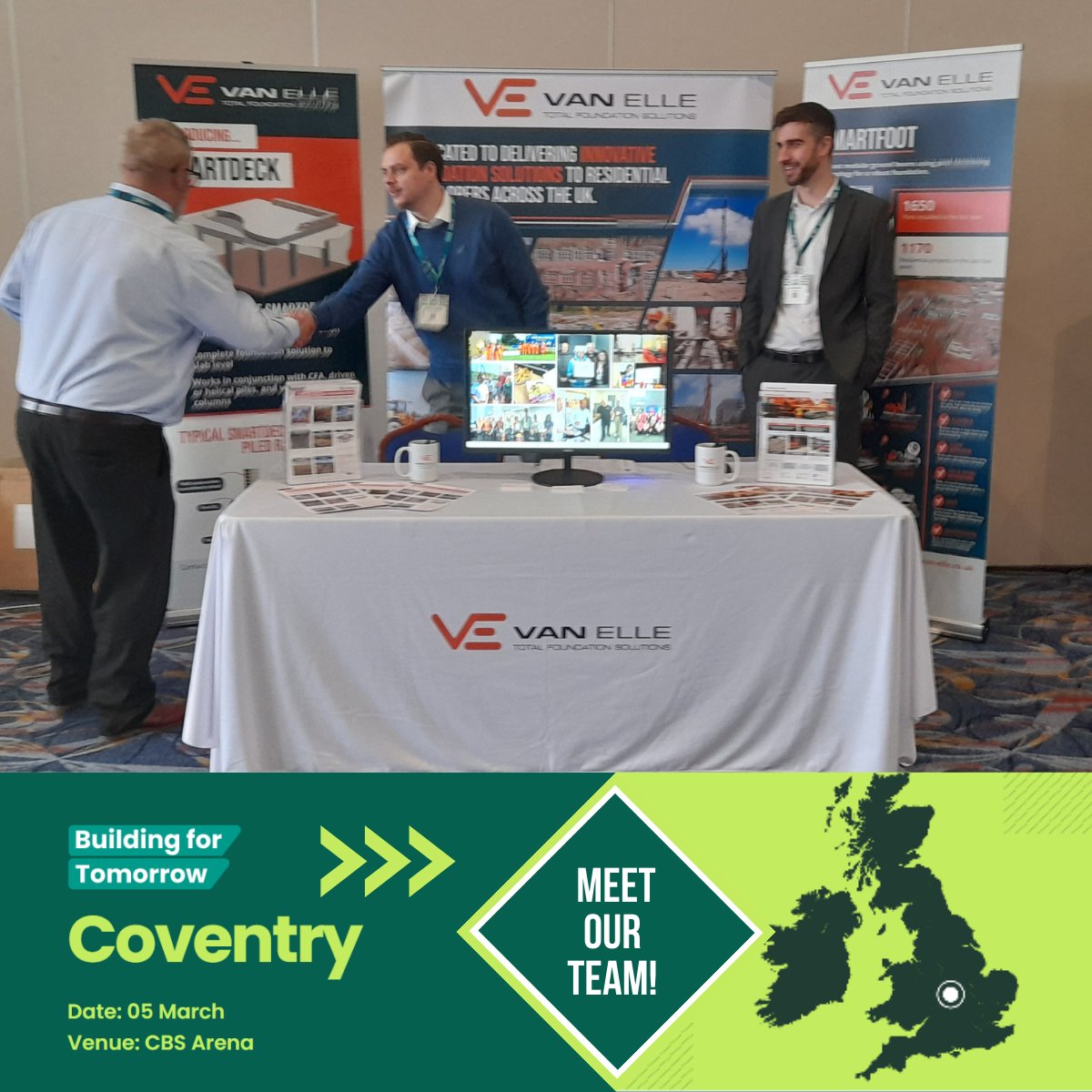 🏠Today, our colleagues are showcasing our capabilities and services at the #NHBC's #BuildingforTomorrow technical conference series in Coventry.

👋Please visit our stand to learn how we can assist you with your upcoming projects.

#BFT2024 #foundations #construction #housing