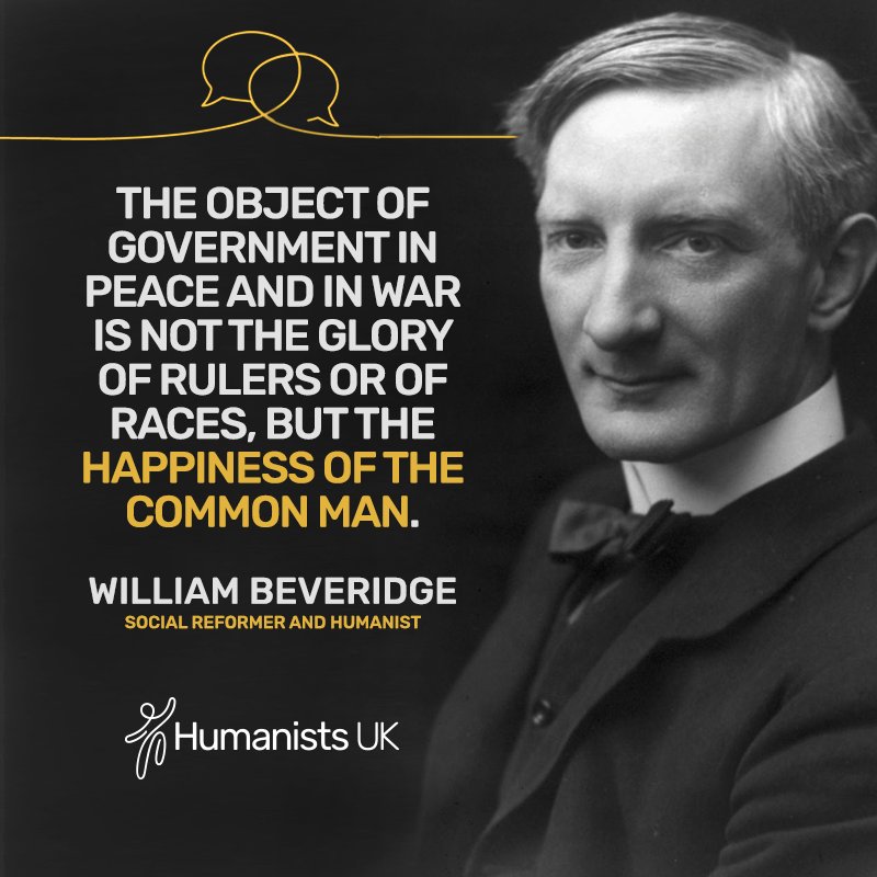 Born #onthisday in 1879: 'father of the welfare state' William Beveridge, the visionary economist and humanist whose groundbreaking Beveridge Report laid the foundation for the NHS and modern social security system.