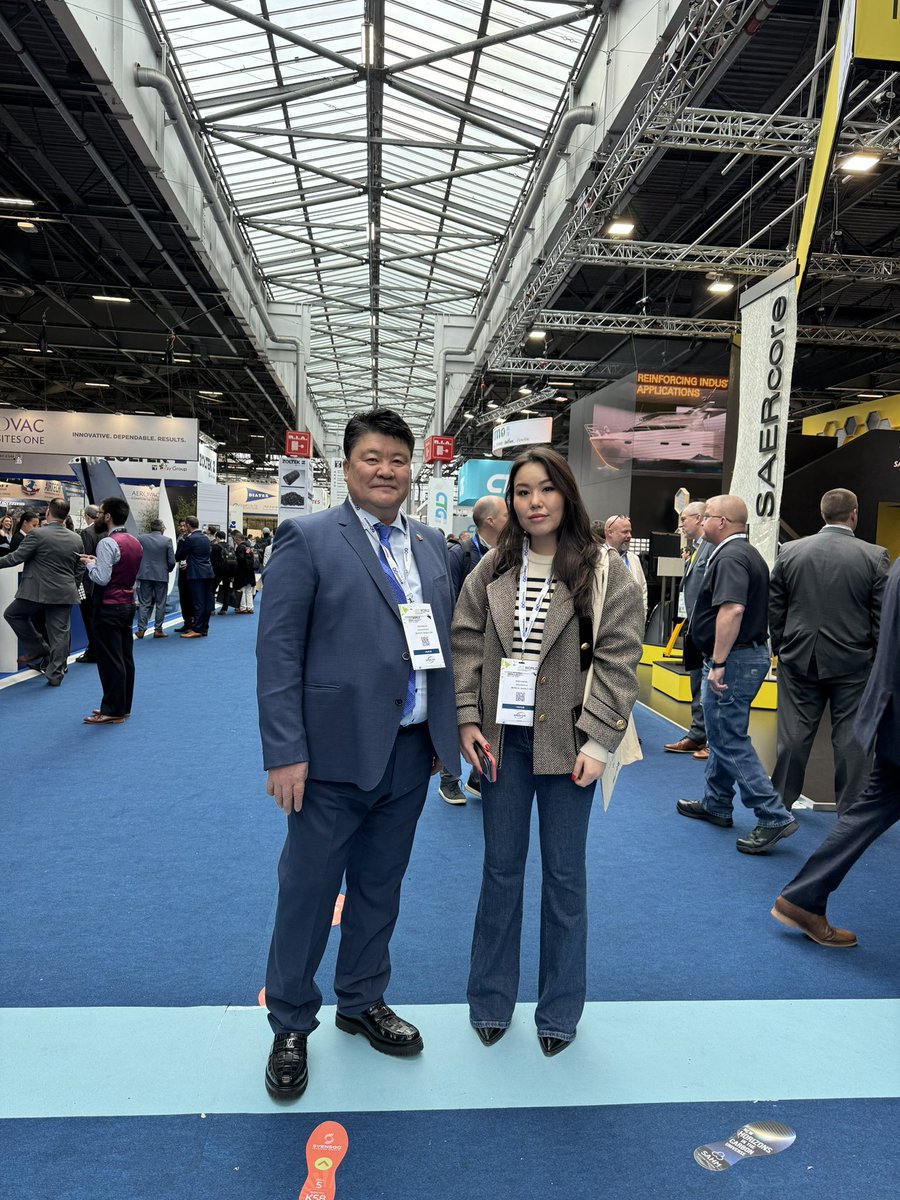 BasaltAriunbold's tweet photo. JECWorld-2024 ПАРИС Композит файбер шинэ материал технологийн ЭКСПО үзэсгэлэн конференцид.
2024 онд НАНО БАЗАЛЬТ ФАЙБЕР технологийн салбарт дахь судалгаа хөгжүүлэлтийн ажлаа эрчимжүүлнэ.
#sciencetechnology #Innovation #basaltfiber #nanotechnology #basaltrebar #basaltpipe #JECWorld2024
