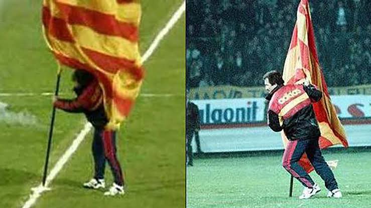 Graeme Souness, Galatasaray'a Türkiye kupasını kazandırdığı 1996 yılındaki maçtan sonra zaferini Fenerbahçe stadına bayrak dikerek kutladı. 👉 aggressivo.com.tr/flags--flares-…