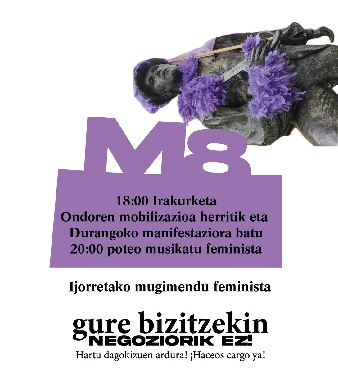 M8 Ijorretan.
Gure bizitzekin negoziorik ez!

👇🏻👇🏻👇🏻