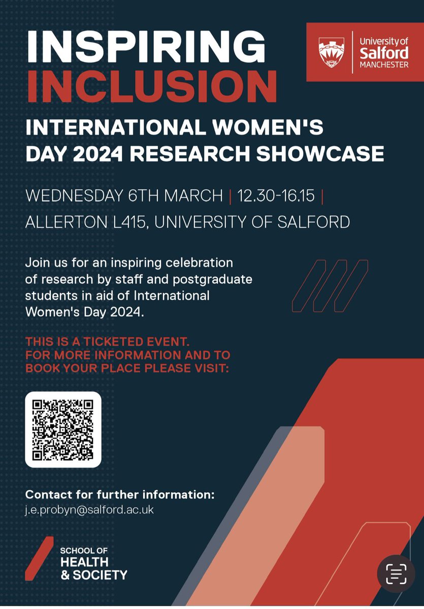 Dr Joy Probyn (@joyprobyn) on Twitter photo Looking forward to our #IWD2024 Research Showcase tomorrow with staff & PGR students from <a href="/SalfordUni/">University of Salford</a> <a href="/edgehill/">Edge Hill University</a> <a href="/LivUni/">University of Liverpool</a> <a href="/ManMetUni/">Manchester Metropolitan Uni</a> #inspiringinclusion #genderresearch <a href="/SalfordUniNews/">Salford Uni News</a> <a href="/UoS_HealthSoc/">UoS Health & Society</a> <a href="/NinaHeld1/">Nina Held</a> <a href="/eileenac24/">Eileen Cunningham</a> <a href="/DrTinaPatel/">Dr Tina G. Patel</a> <a href="/KellyLockwood15/">Kelly Lockwood</a> <a href="/ToniWood3/">Dr Toni Wood</a> <a href="/DrPKolic/">Petra Kolić</a> Looking forward to our #IWD2024 Research Showcase tomorrow with staff & PGR students from <a href="/SalfordUni/">University of Salford</a> <a href="/edgehill/">Edge Hill University</a> <a href="/LivUni/">University of Liverpool</a> <a href="/ManMetUni/">Manchester Metropolitan Uni</a> #inspiringinclusion #genderresearch <a href="/SalfordUniNews/">Salford Uni News</a> <a href="/UoS_HealthSoc/">UoS Health & Society</a> <a href="/NinaHeld1/">Nina Held</a> <a href="/eileenac24/">Eileen Cunningham</a> <a href="/DrTinaPatel/">Dr Tina G. Patel</a> <a href="/KellyLockwood15/">Kelly Lockwood</a> <a href="/ToniWood3/">Dr Toni Wood</a> <a href="/DrPKolic/">Petra Kolić</a>