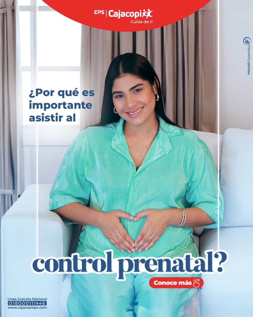 ProtegerEPS's tweet image. Asistir regularmente al control prenatal no solo es una práctica recomendada, sino que es esencial para garantizar un embarazo saludable y un parto seguro.
#CajacopiEPS #Cuidadeti #ControlPrenatal