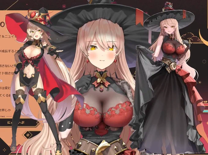ニュイちゃんだけじゃないくてうちの絵柄の変化も見える・・・#おニュイ新ビジュ 