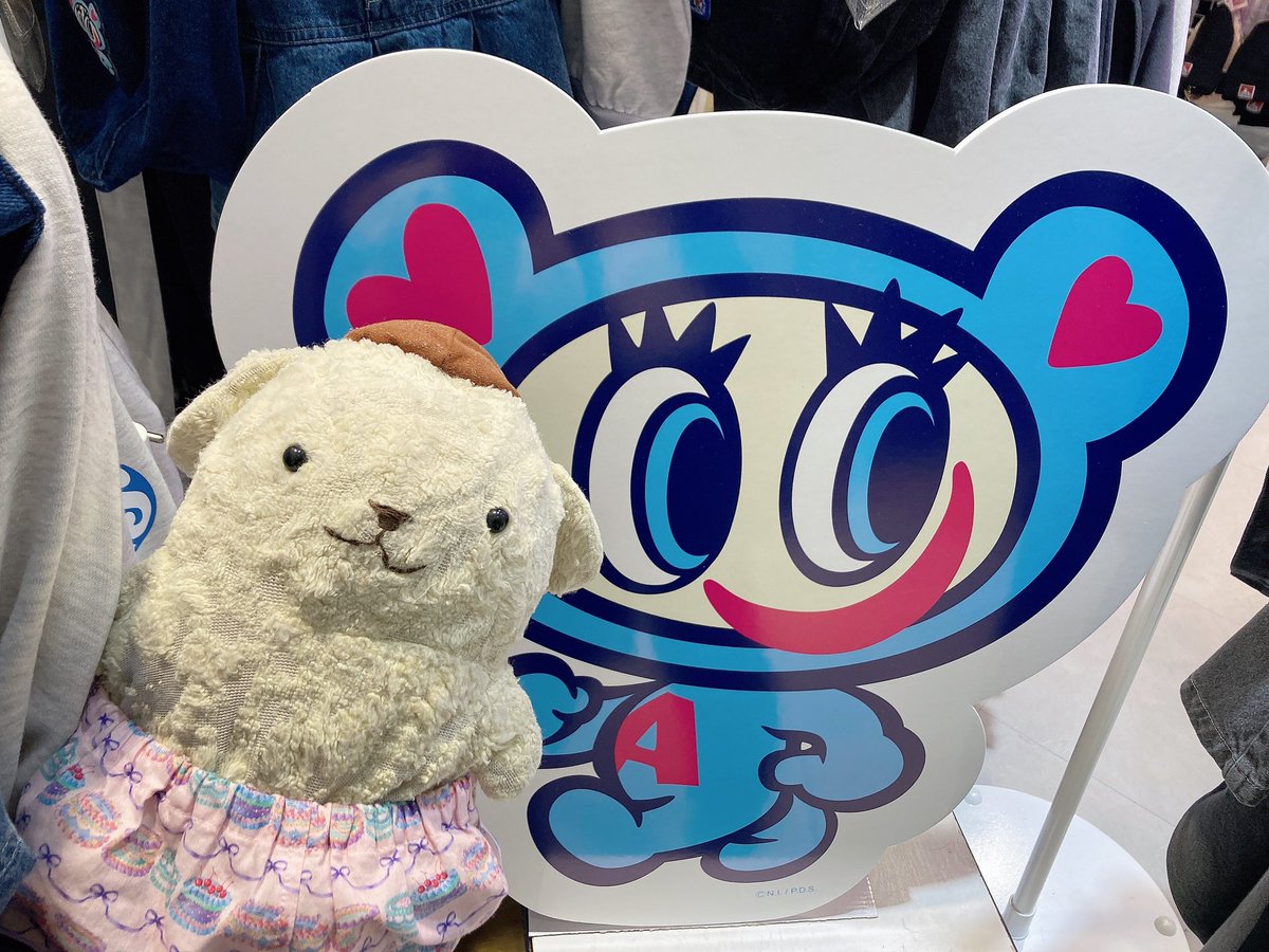pakupurinn's tweet photo. Ｕ・ω・Ｕ『プリンがスピンズにらいてんしたのは、コレだプリっ😆💙🩵💙』
#渋谷
#SHIBUYA109
#SPINNS
#スピンズ
#AngleBlue
#エンジェルブルー https://t.co/EGAF8utib6