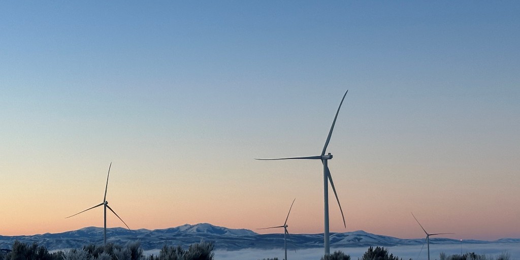 Rise and grind, it's time for a  #SustainableFuture. 

#WindTurbine #RenewableEnergy #Construction #EnergyTransition