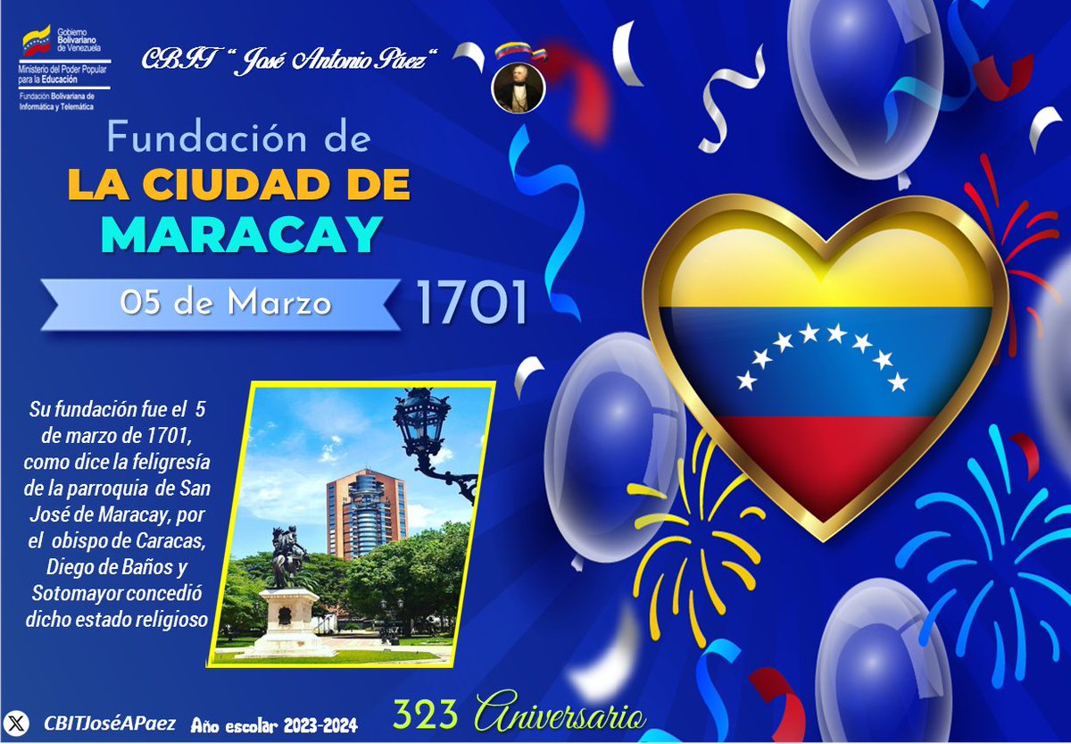 Fundación de la Ciudad de Maracay <a href="/FundabitAragua/">FUNDABIT ARAGUA</a>
<a href="/pedrogordon2121/">Pedro Gordon</a> <a href="/CanaimaGNULinux/">Canaima GNU/Linux</a> <a href="/CNTI_VE/">Centro Nacional de Tecnologías de Información</a>
 <a href="/CDCEAragua/">CDCE ARAGUA</a> 
#AmorIrreductibleYEterno