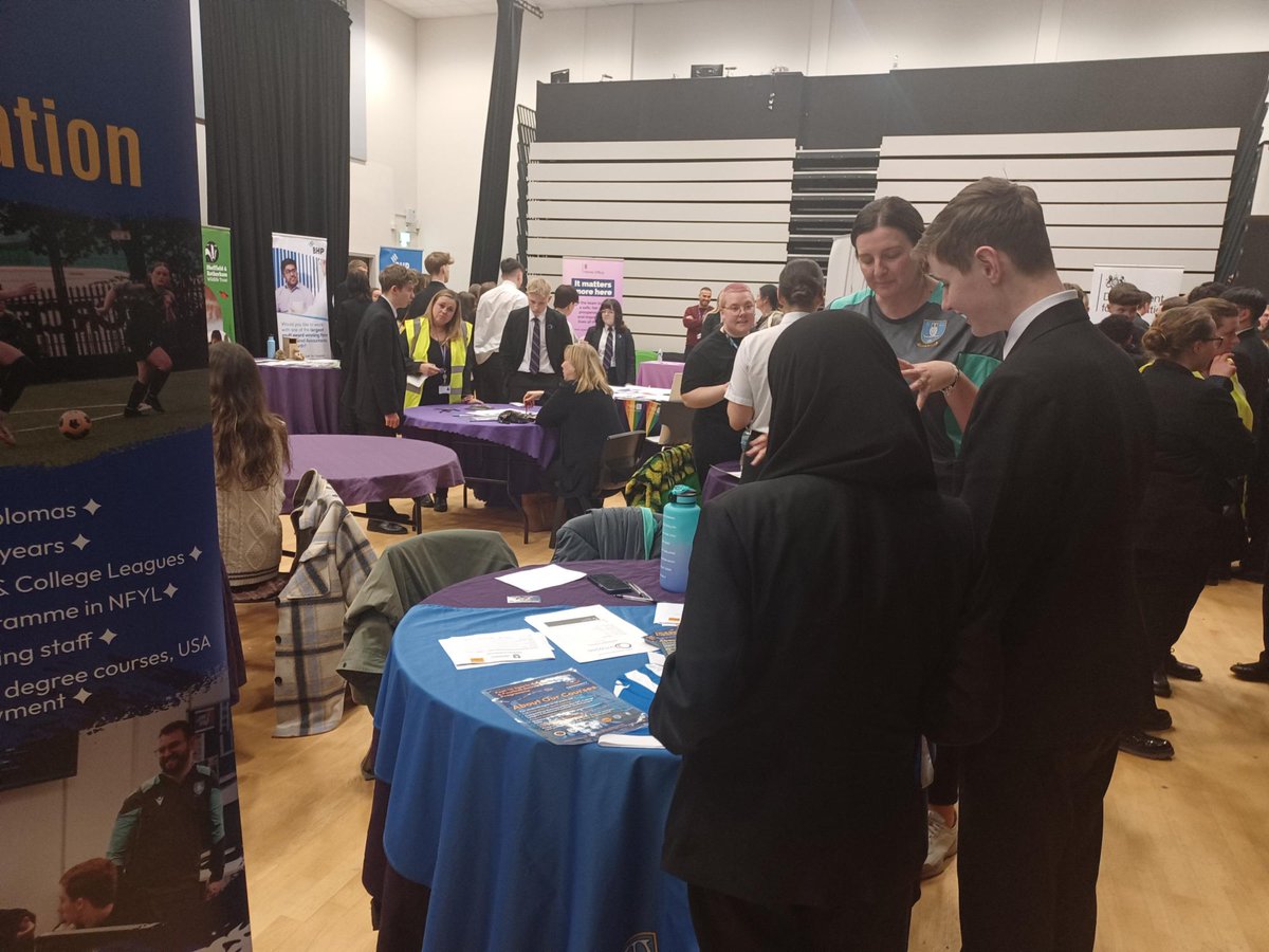 Day 2 of #NationalCareersWeek and Sam is at @OutwoodCity for their #Careers Fair along with @VINCI, @hmpps, @SheffCouncil, @fragomen and more! #ncw2024 #SeeItBeItSheff #SouthYorkshireCareersHub
