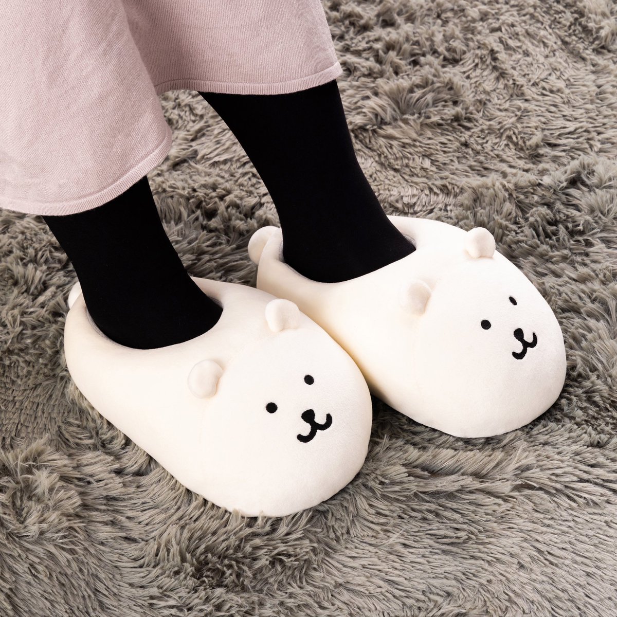 🍴新商品🍴 『マシュマロルームシューズ（#ナガノのくま）』 2,530円