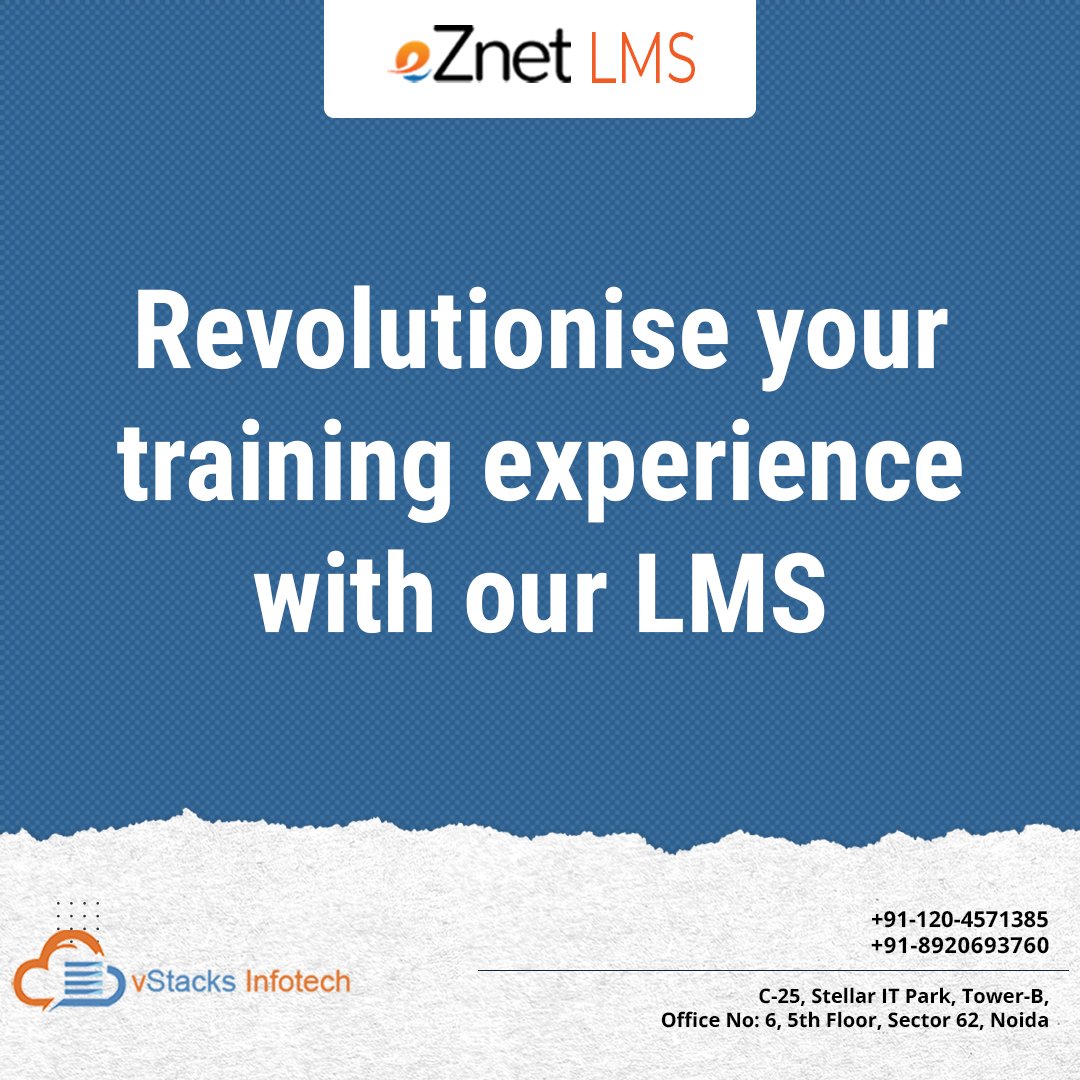 #lms #elearning #onlinelearning #lmsservice #lmssoftware #lmsprovider #onlinecourses #digitallearning #onlinetraining #onlinecourse #virtuallearning #virtualclassroom #remotelearning #eZnetLMS #lmssoftware #elearning #cloudlms #vStacksIndia