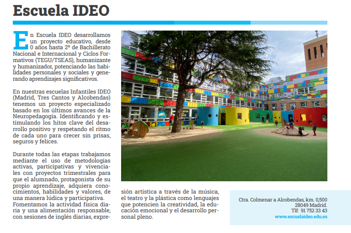 Escuela IDEO (@escuelaideo) on Twitter photo En #EscuelaIDEO, creemos en la #educación como un viaje continuo de descubrimiento y crecimiento. Nuestro proyecto educativo abarca desde la #escuelainfantil hasta #BachilleratoNacional, #IB y #CiclosFormativos #fp
<a href="/MiradaNorte/">La Mirada Norte</a>
escuelaideo.edu.es En #EscuelaIDEO, creemos en la #educación como un viaje continuo de descubrimiento y crecimiento. Nuestro proyecto educativo abarca desde la #escuelainfantil hasta #BachilleratoNacional, #IB y #CiclosFormativos #fp
<a href="/MiradaNorte/">La Mirada Norte</a>
escuelaideo.edu.es