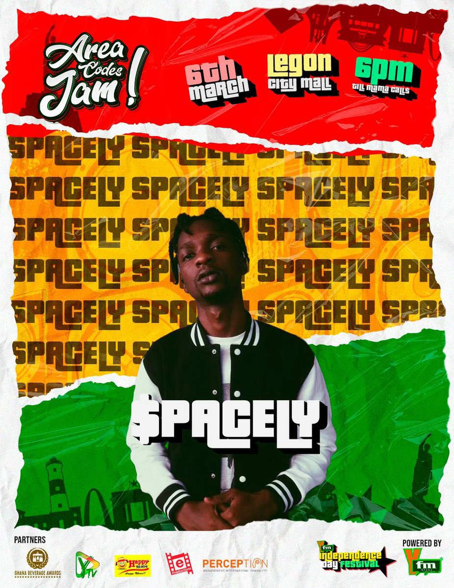 Spacely1z's tweet photo. Tomorrow ๐ฌ๐ญ YFM Area Code Jam @PlayingOnYFM #AreaCodeJam ๐ด https://t.co/g2FRmHFzTM