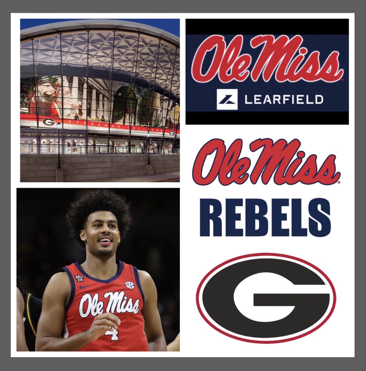 Tonight <a href="/OleMissMBB/">Ole Miss Men’s Basketball</a> is in Athens to face Georgia at 6pm central. Airtime on the <a href="/OleMissNetwork/">Ole Miss Sports Network</a> is 5:30pm w/ <a href="/RebVoice/">David Kellum</a> &amp; <a href="/thduker/">Marc  Dukes</a>!
Listen 🎧⬇️
📻 local station olemisssports.com/sports/2018/7/…
📱 <a href="/OleMissSports/">Ole Miss Athletics</a> app
💻 online olemisssports.com/watch/?Live=94…