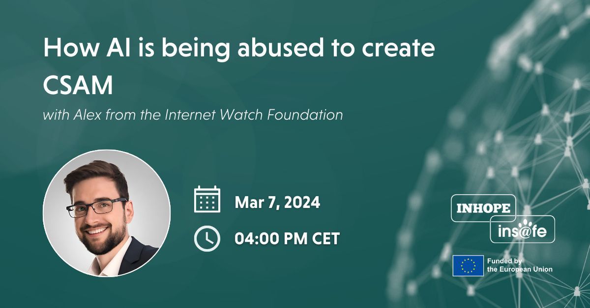 Hey, we thought that this upcoming webinar about, how AI is being abused to create CSAM, might be of interest to some of you 🫵  

🦾 Join us as to uncover the complexities of this issue.

Link👇 
events.teams.microsoft.com/event/f588744e… 

#CSAM #NationalSecurity