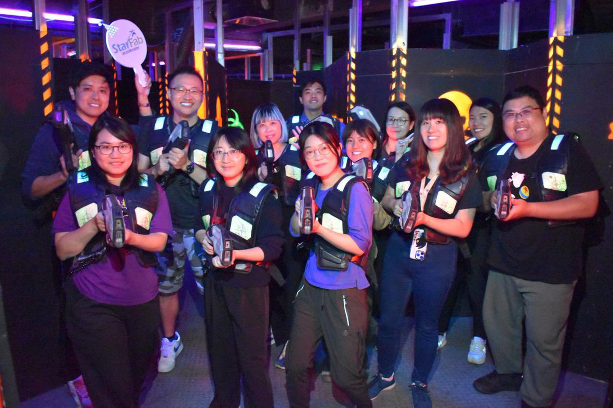 StarFabx's tweet photo. #StarFab #teambuilding 

Workshop, joyful gathering and birthday party, exciting laser tag battles, thanks for having so many amazing partners at StarFab.

We’re hiring👉 https://t.co/7adxU5gGOV https://t.co/s6U0GHS98X