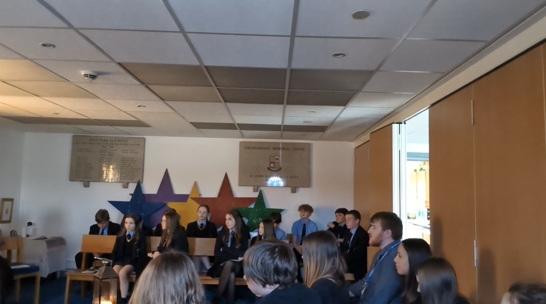 And we've been loving our Sacred and Shared sessions with Year 8 during their RE classes! Reflecting on what they have understood about the season of Lent and providing places and spaces for them to enter into prayer more during the season!