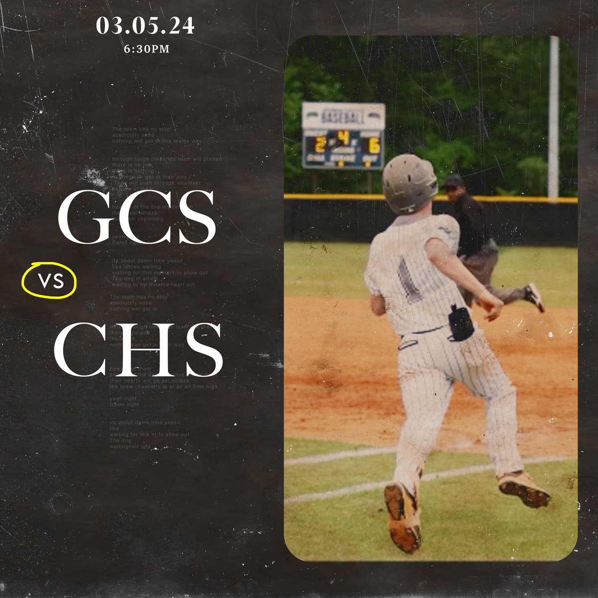 On the road against Crescent tonight at 6:30!