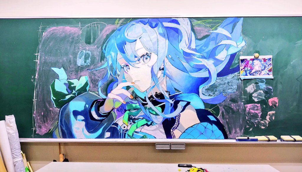 RiLi44399788's tweet photo. 卒業おめでとうございます（未完成）
#黒板アート
#ほしまちぎゃらりー https://t.co/HDvUq00ZBW
