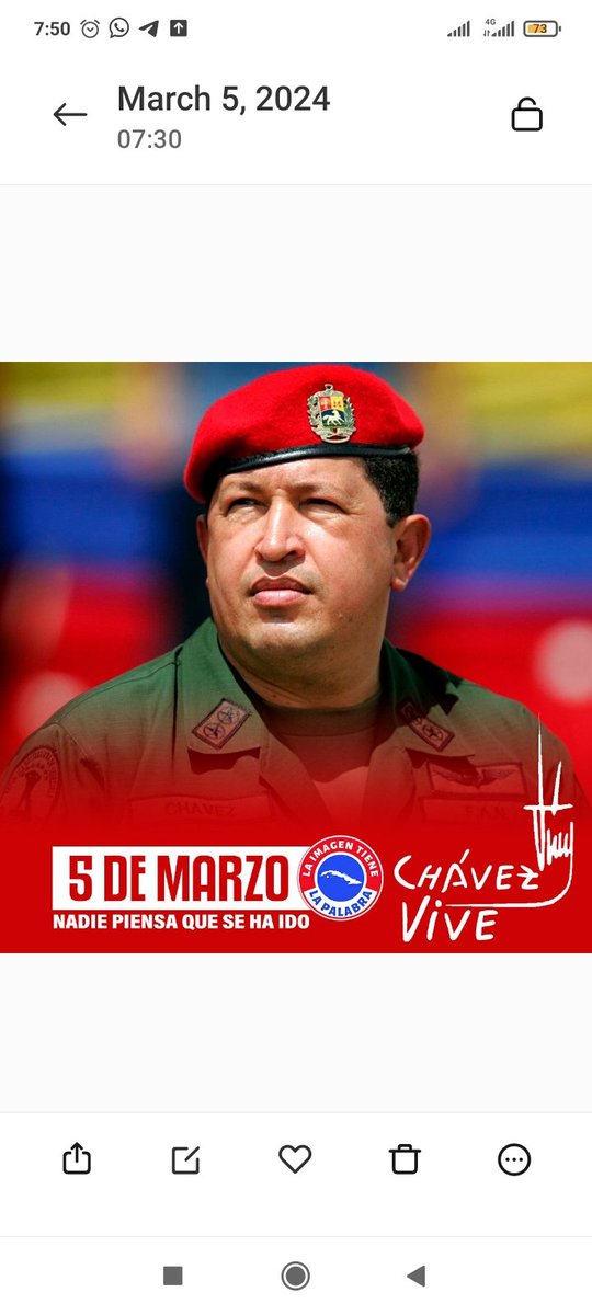 Chávez vive la patria sigue #Cuba #ChavezVive <a href="/AlmaCujae/">Alma Cujae</a> <a href="/CujaeRedSocial/">Universidad Tecnológica de La Habana</a>