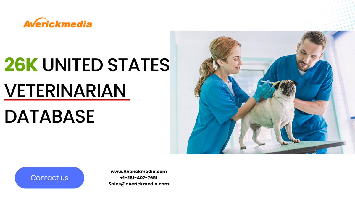 Acquiring a verified veterinarian email database brings numerous advantages for businesses averickmedia.com/healthcare/vet… #veterinary #veterinarian #healthcare #petcare #pets #animalcarecenter #business #health #unitedstates #averickmedia