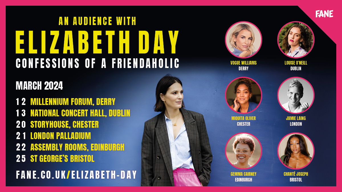 💚 'As a society, there is a tendency to elevate romantic love. But what about friendships?” Join @elizabday as she explores the distinct importance of friendships in her life & shares the unique & powerful insights from her friends across the globe. 🎟️ fane.co.uk/elizabeth-day