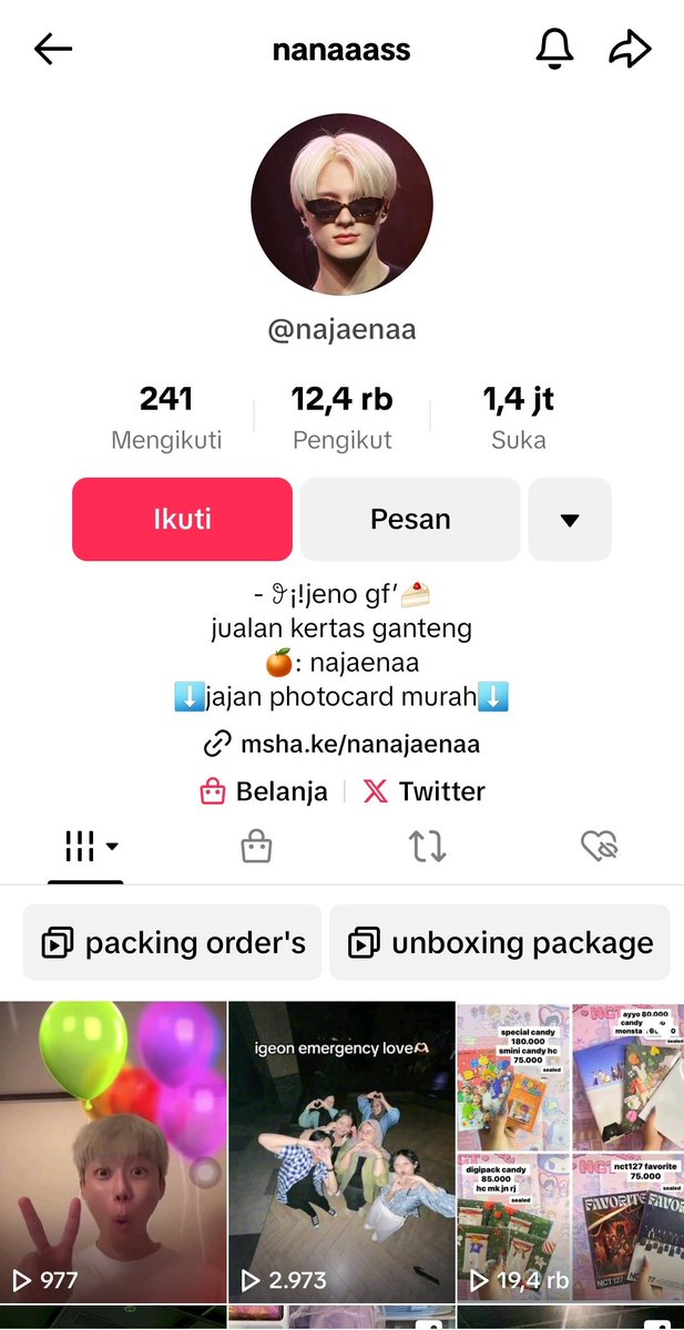pappyypu's tweet image. ⚠️ SPILL BUYER HNR⚠️

NASYA REFINA atau NANAS yang punya GO BY ZEENA. Orang ini masih punya tagihan TDS - CCOMAZ di aku 1.344.000 dari 24 Agustus 2023 dan sampe sekarang belum dibayar 💔

‼️HELP RT