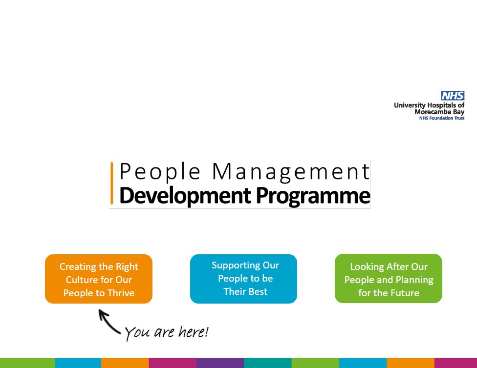 📢Today the @uhmbt People Services team is launching the Trusts brand new (pilot) 🌟People Management Development Programme🌟 Barrow has even turned on the🌞especially. Helping our NHS line managers to create #GreatPlaceToBeCaredFor & a #GreatPlaceToWork 💚💙🧡🤎💜