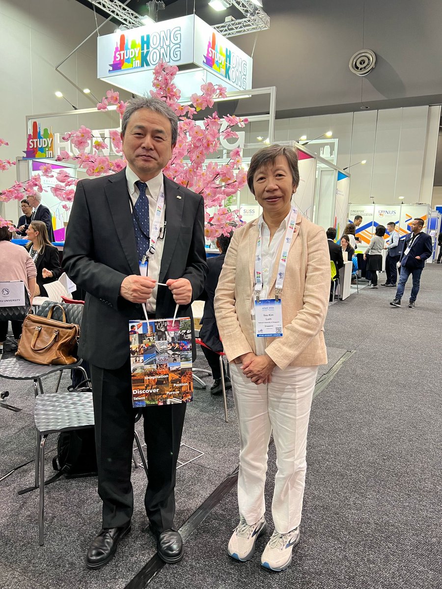 We had a meaningful time today at @apaieofficial 2024, catching up with close partners and meeting new friends. If you are at #APAIE2024, please come by the Singapore Higher Education booth to say hello!